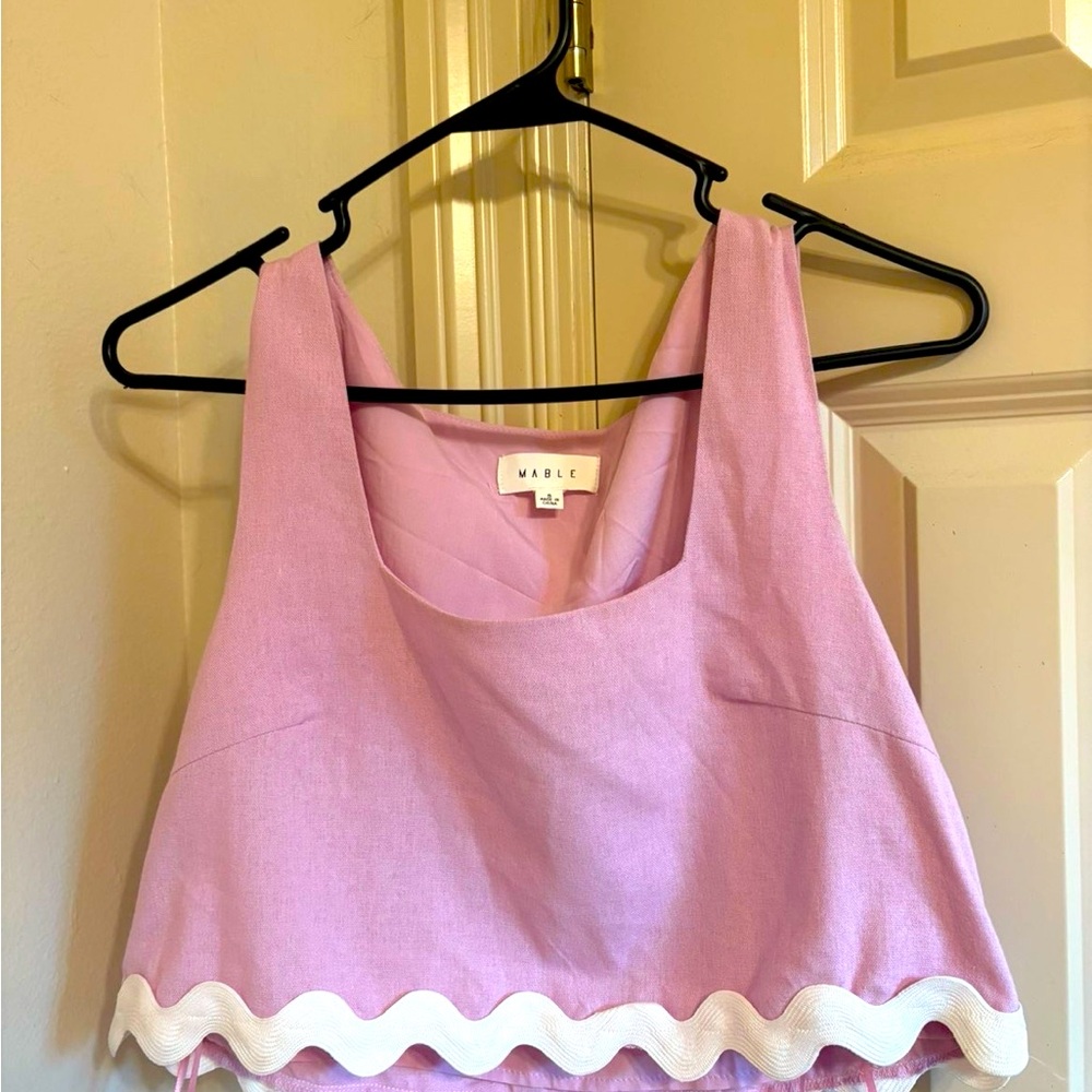 Able Women's Pink Crop Top